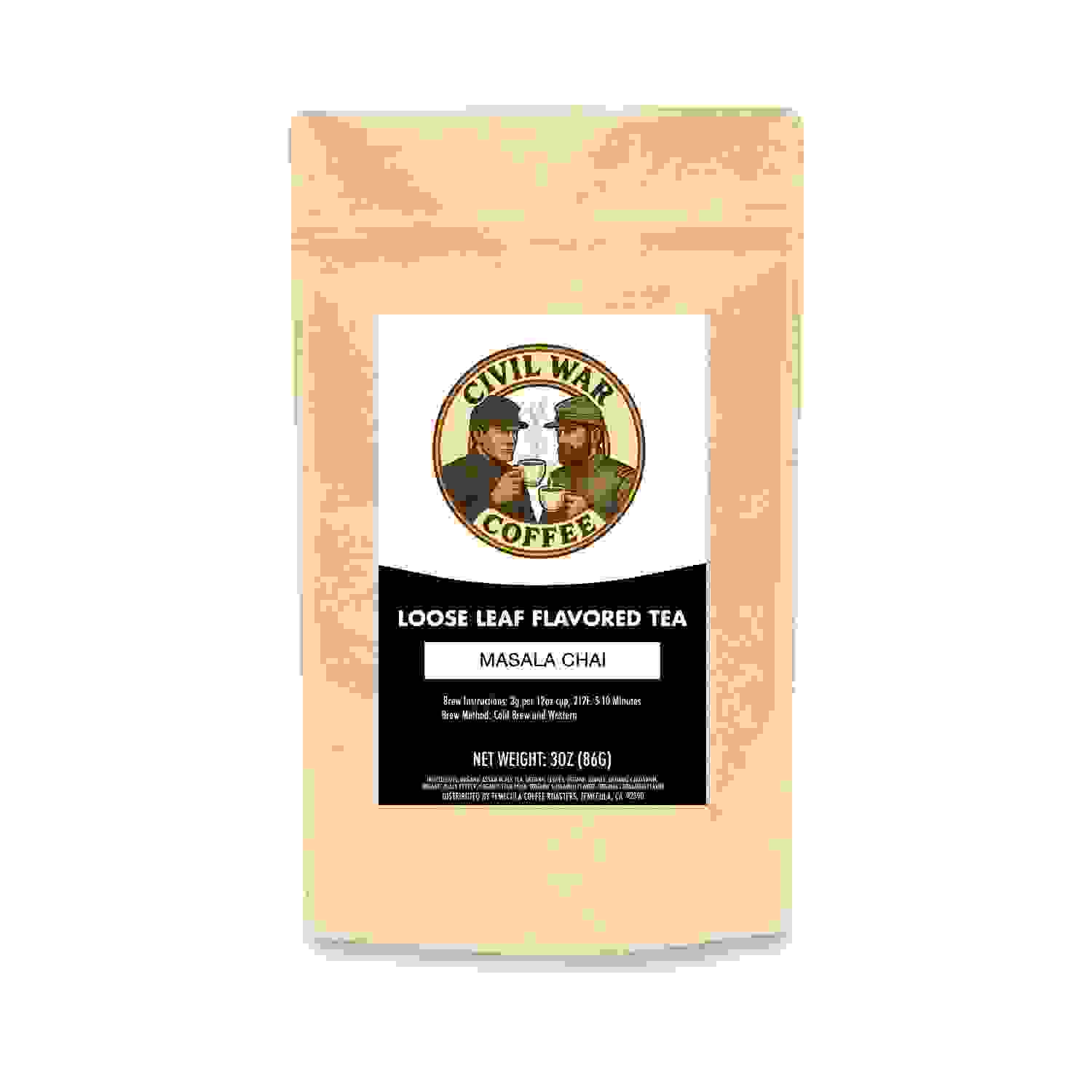Masala Chai Tea loose leaf packaging